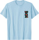 Go Outside Worst Case Scenario A Bear Kills You T-Shirt - T-Shirt | Light Blue
