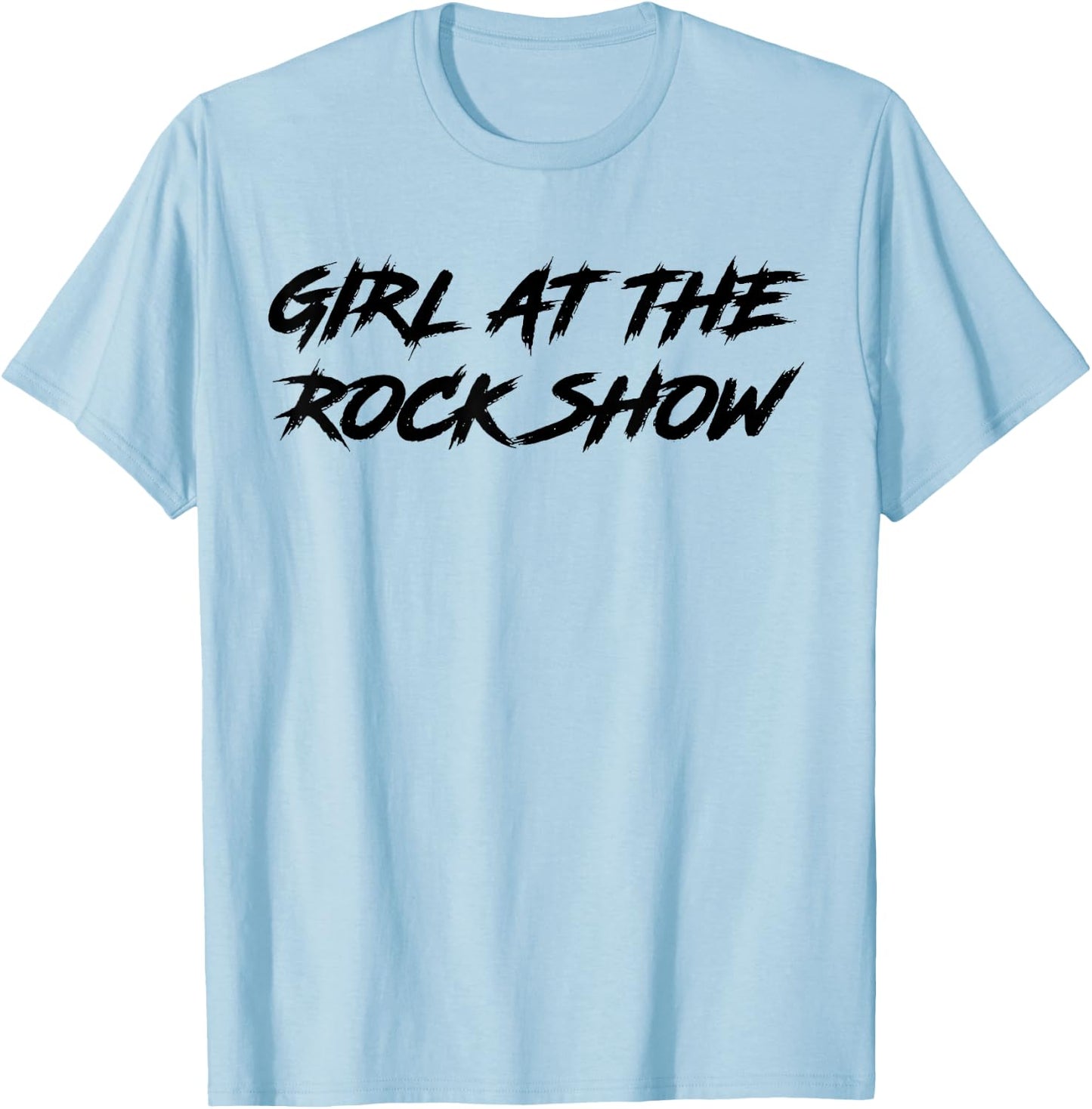 Girl At The Rock Show T-Shirt - T-Shirt | Light Blue