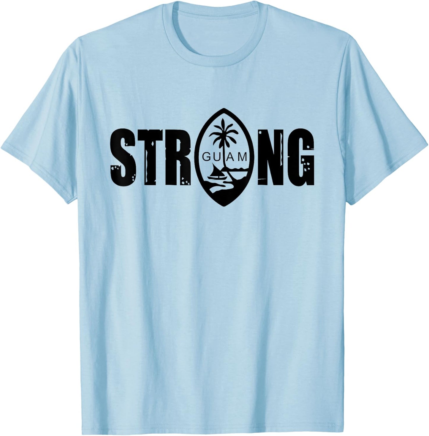 Guam Strong | Seal of Guam T-Shirt - T-Shirt | Light Blue