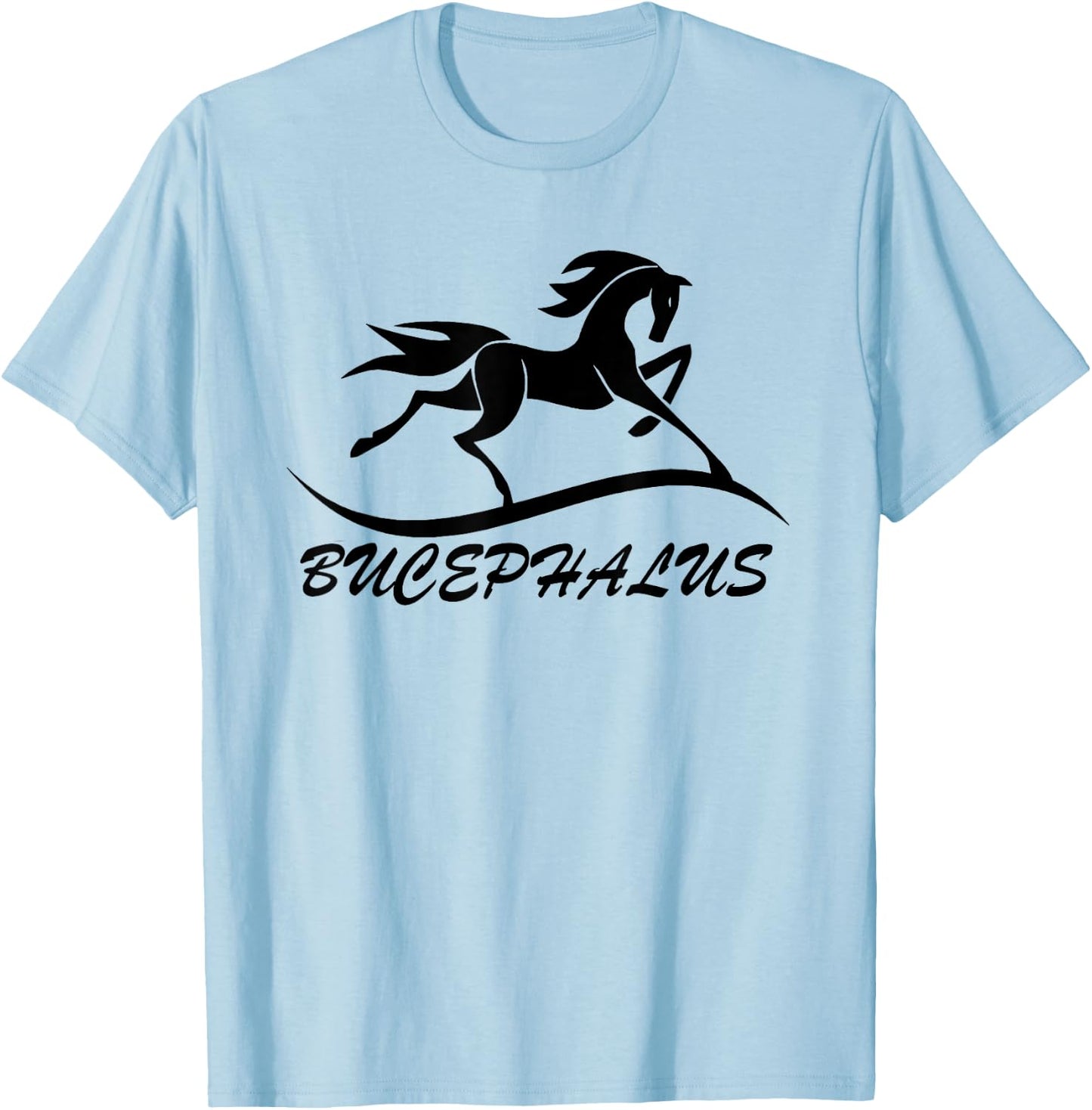 Bucephalus - Alexander the Great Horse - Hippology History T-Shirt - T-Shirt | Light Blue