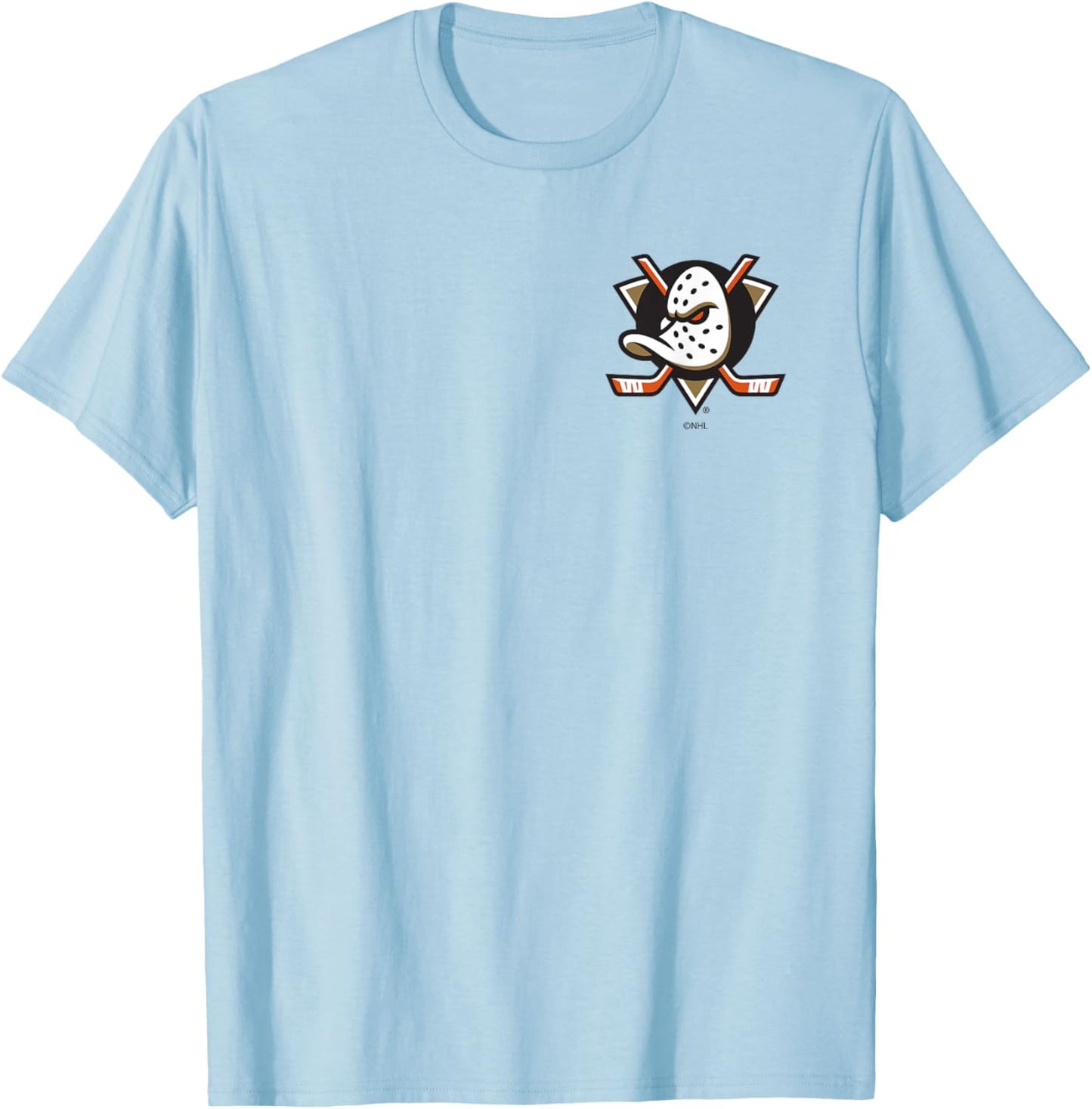 Anaheim Ducks Support Orange Officially Licensed T-Shirt - T-Shirt | Light Blue