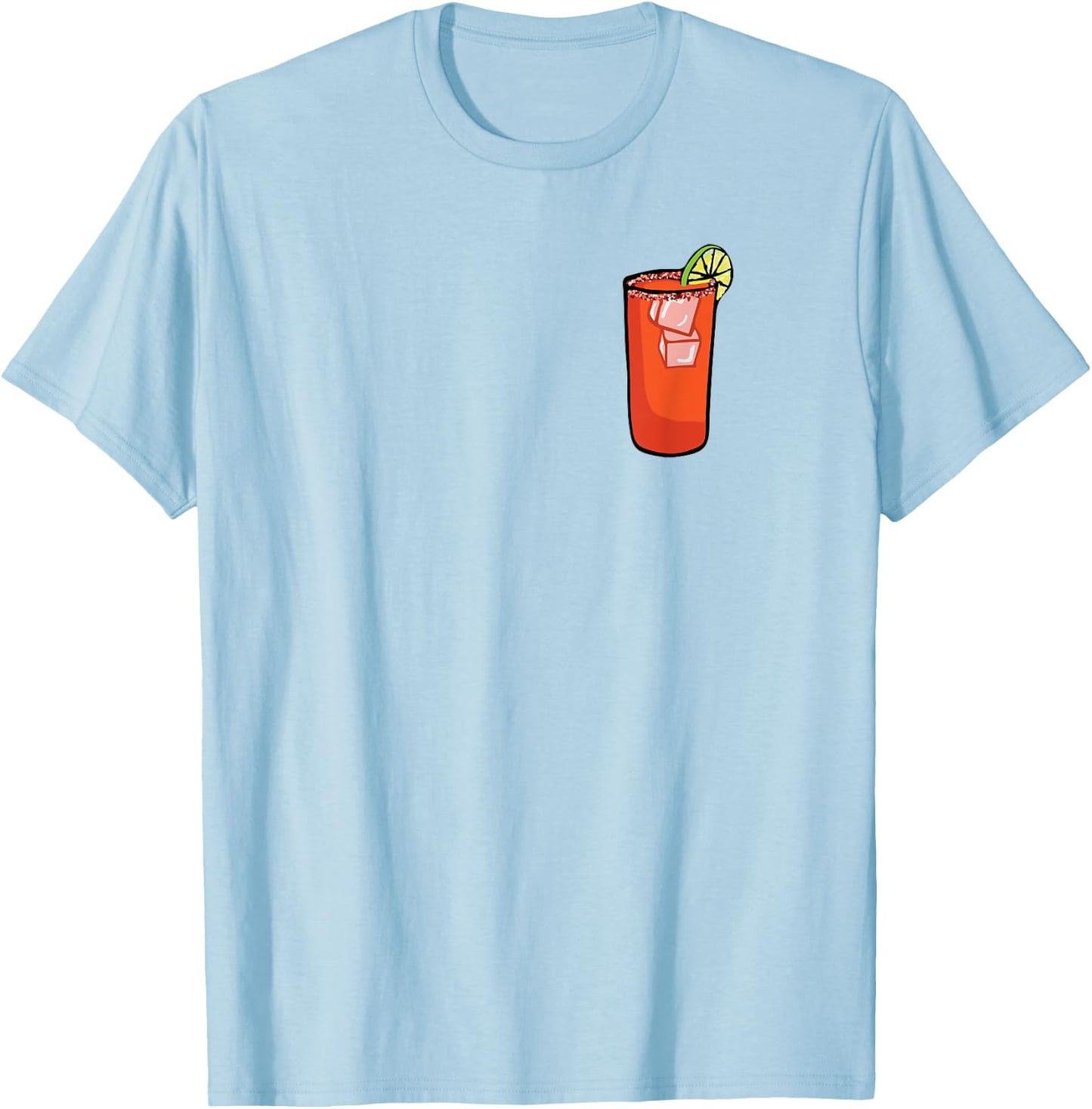 Michelada Beer Cocktail Vacation T-Shirt - T-Shirt | Light Blue