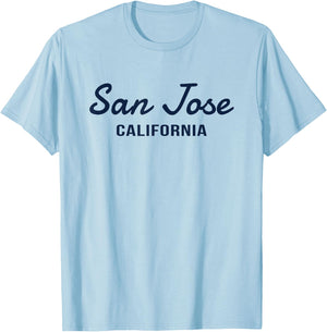San Jose - California - Throwback Design - Classic T-Shirt - T-Shirt | Light Blue