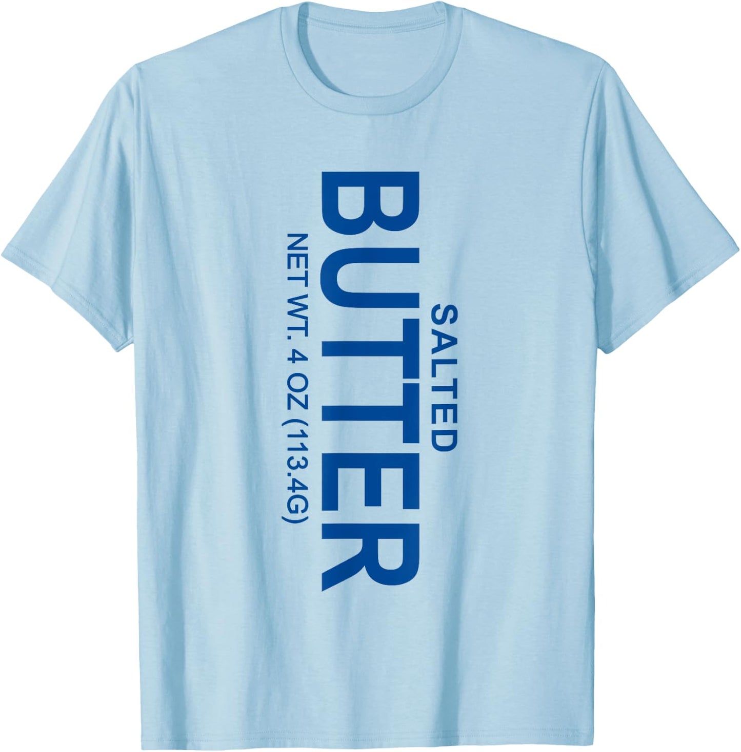 Smooth Salted Stick Of Butter Funny Halloween Simple Costume T-Shirt - T-Shirt | Light Blue