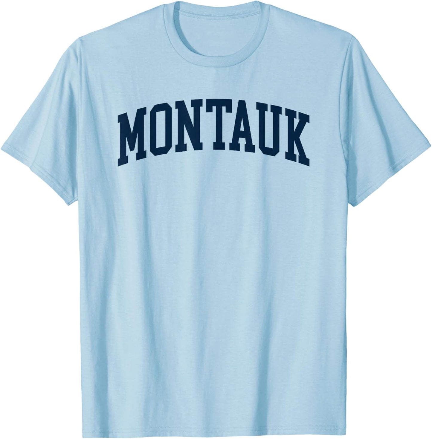 Montauk New York Souvenir Retro Preppy Throwback T-Shirt - T-Shirt | Light Blue