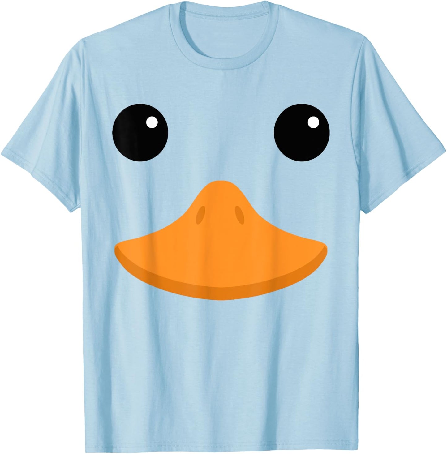 Cute White Duck Face Costume For Kids and Toddlers T-Shirt - T-Shirt | Light Blue