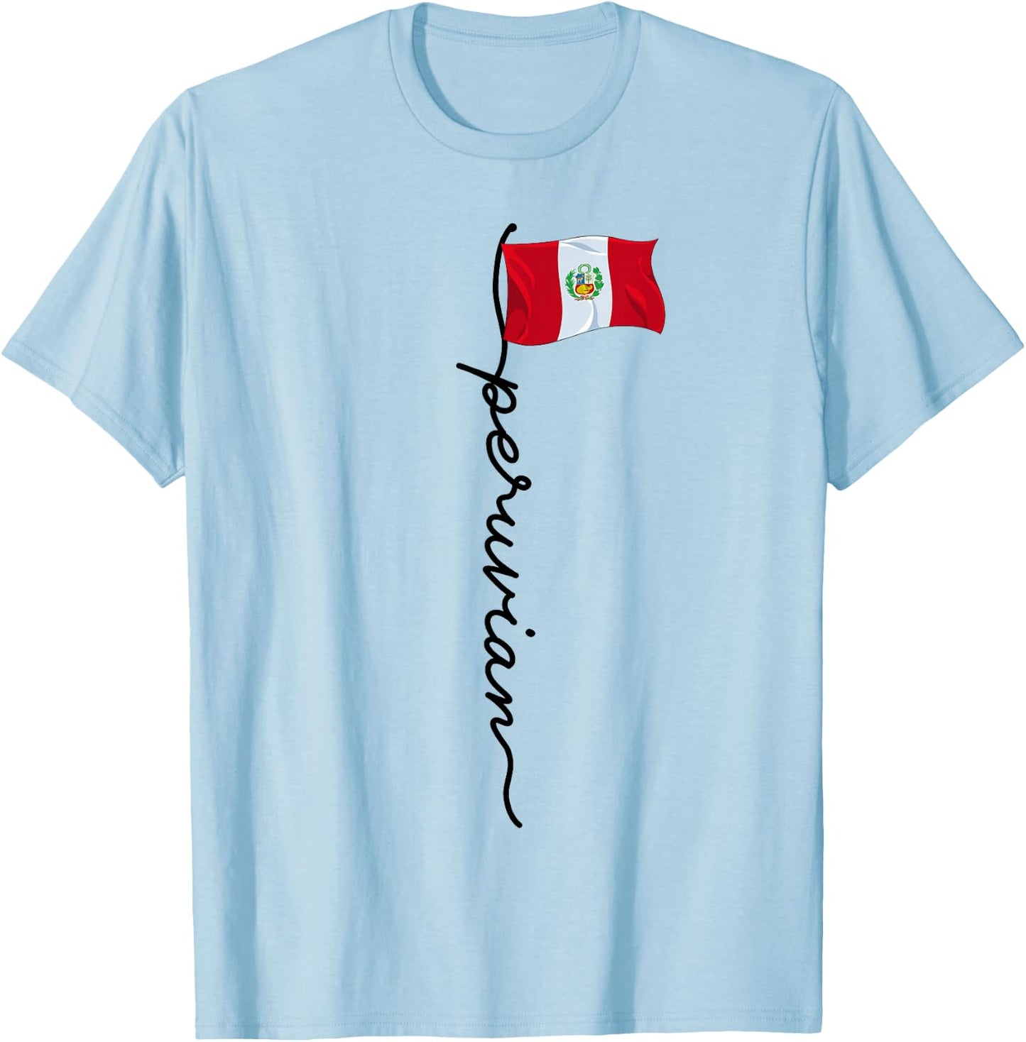 Peru Signature Peruvian T-Shirt - T-Shirt | Light Blue