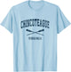 Chincoteague Virginia Vintage Nautical Paddles Sports Oars T-Shirt - T-Shirt | Light Blue