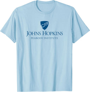Johns Hopkins University Peabody T-Shirt - T-Shirt | Light Blue