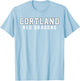 SUNY Cortland Red Dragons Classic Stacked Collegiate Text T-Shirt - T-Shirt | Light Blue
