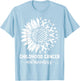 Childhood Cancer awareness Sunflower yellow childhood cancer T-Shirt - T-Shirt | Light Blue