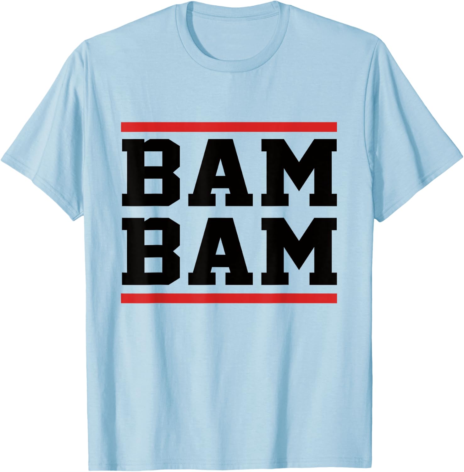 Funny Bam Bam Dirt Bike Rider Motocross Riding Joke T-Shirt - T-Shirt | Light Blue