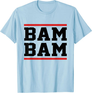 Funny Bam Bam Dirt Bike Rider Motocross Riding Joke T-Shirt - T-Shirt | Light Blue