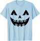 Halloween Jack O Lantern Face Pumpkin Braces Orthodontics T-Shirt - T-Shirt | Light Blue