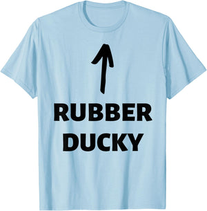 Rubber Ducky! Matching Couples Funny Duck Costume T-Shirt - T-Shirt | Light Blue