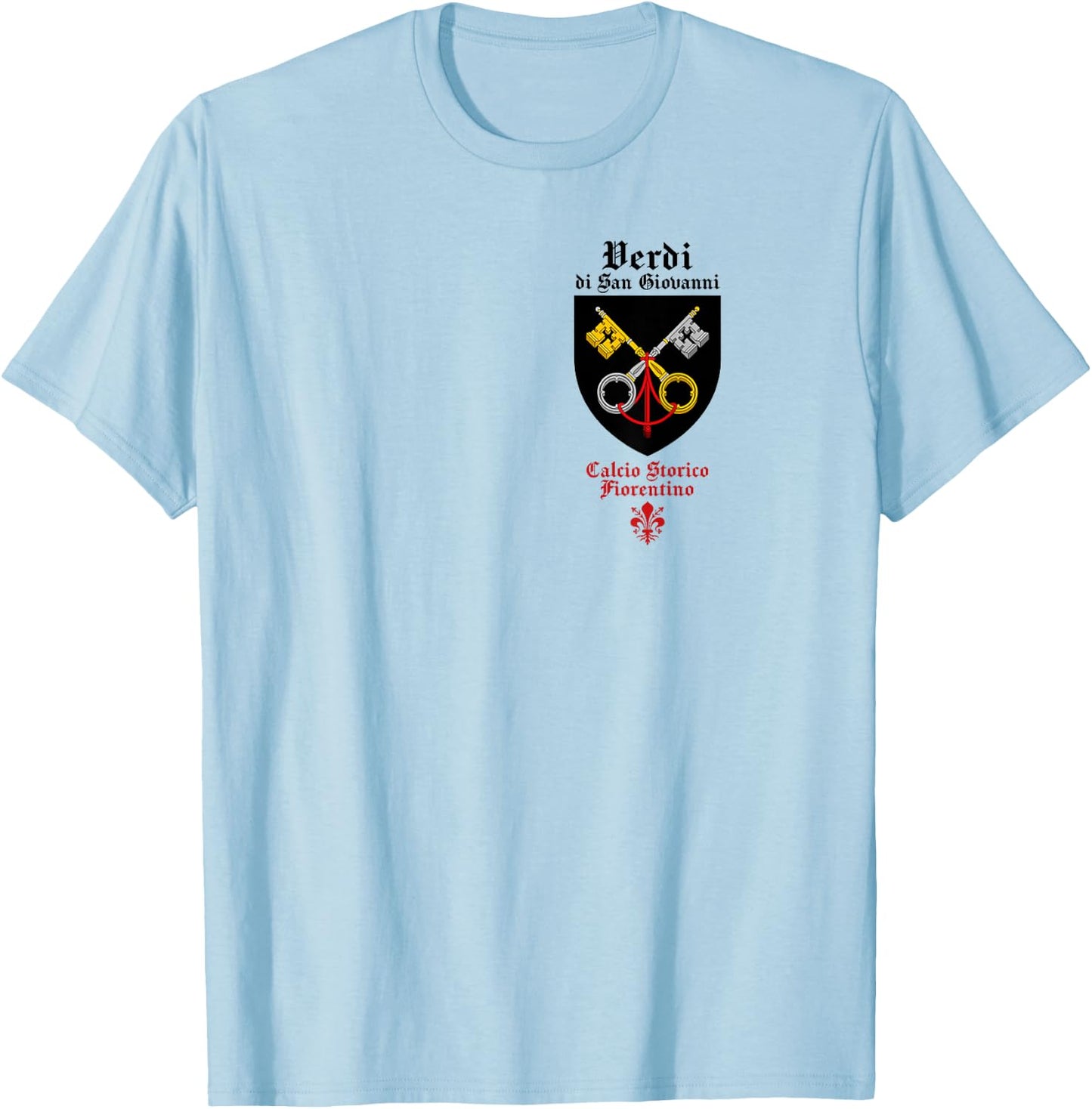 Calcio storico fiorentino Verdi Florentine football fútbol T-Shirt - T-Shirt | Light Blue