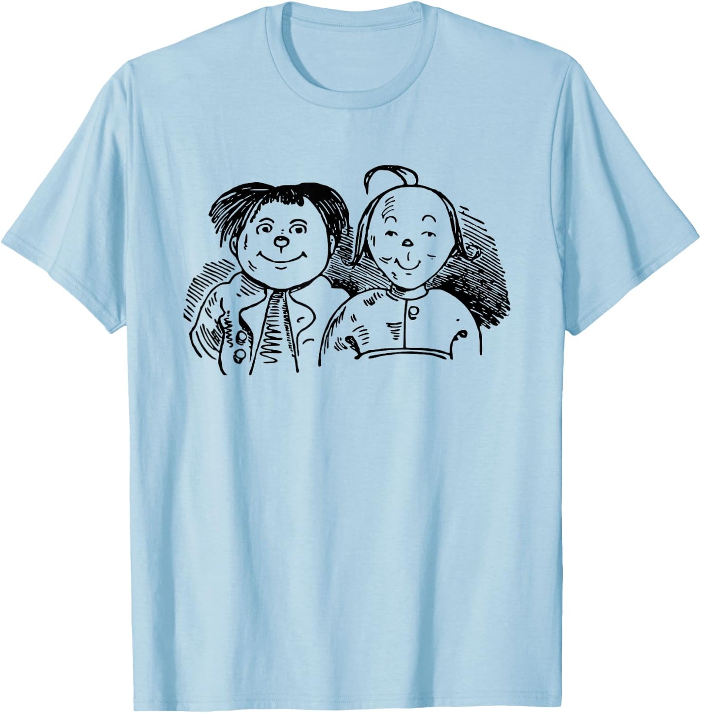 Max and Moritz Wilhelm Busch German children's book classic T-Shirt - T-Shirt | Light Blue