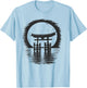 Japanese Torii Gate Art | Traditional Aesthetic Japan T-Shirt - T-Shirt | Light Blue