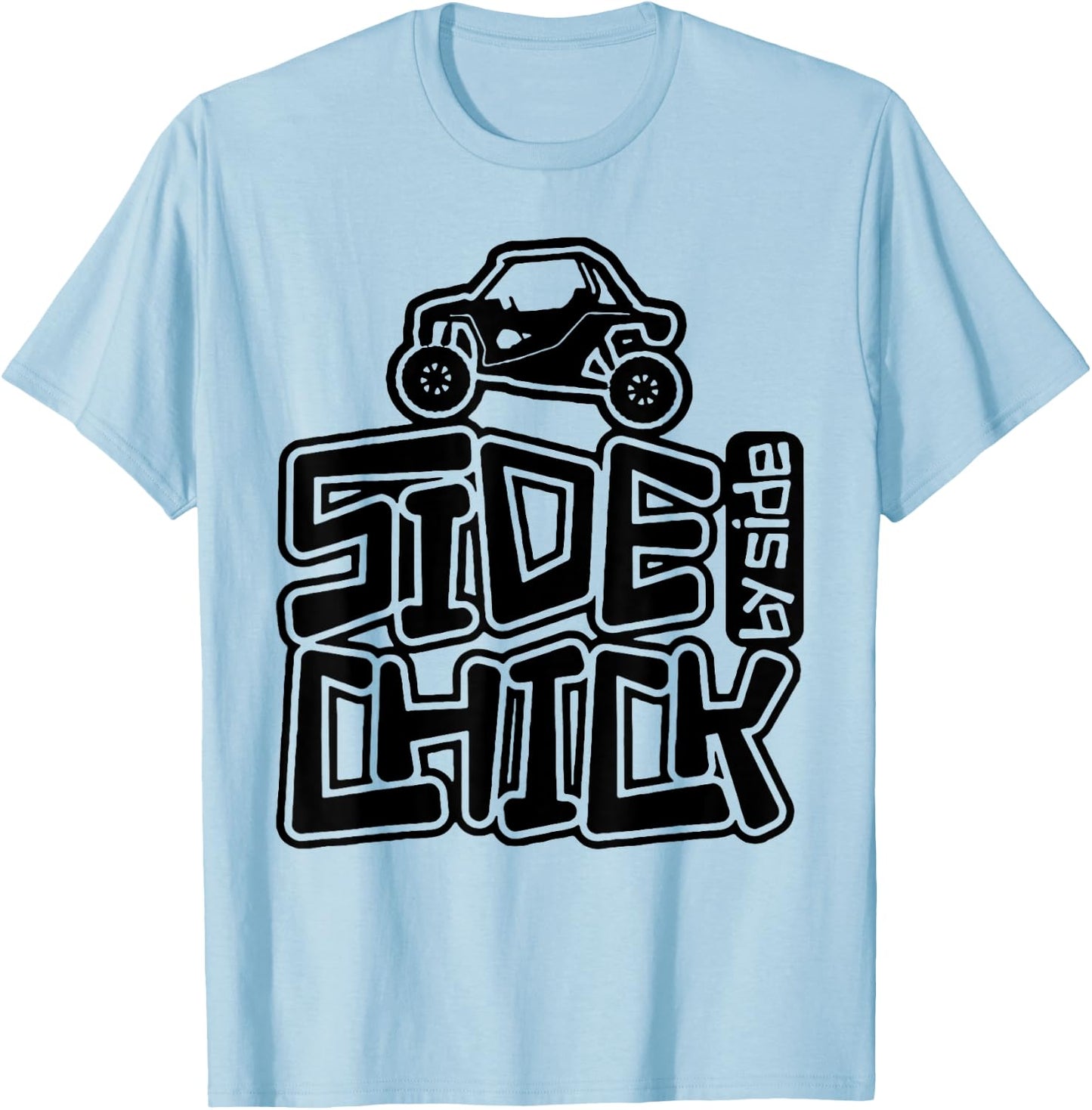 Side By Side Chick Off-road T-Shirt - T-Shirt | Light Blue