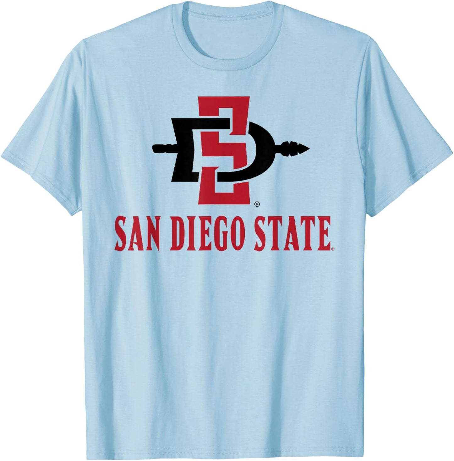 San Diego State Aztecs Sportsmanship White T-Shirt - T-Shirt | Light Blue