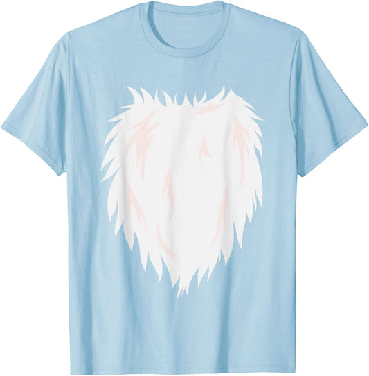 Pretend I’m A Fox Costume Kids, Orange Halloween Fox Chest T-Shirt - T-Shirt | Light Blue