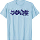 Puerto Rico Hibiscus Flower Boys Girls Vacation Souvenir T-Shirt - T-Shirt | Light Blue