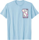The Lunch Lady Tarot Card Spooky Ghost Halloween Cafeteria T-Shirt - T-Shirt | Light Blue