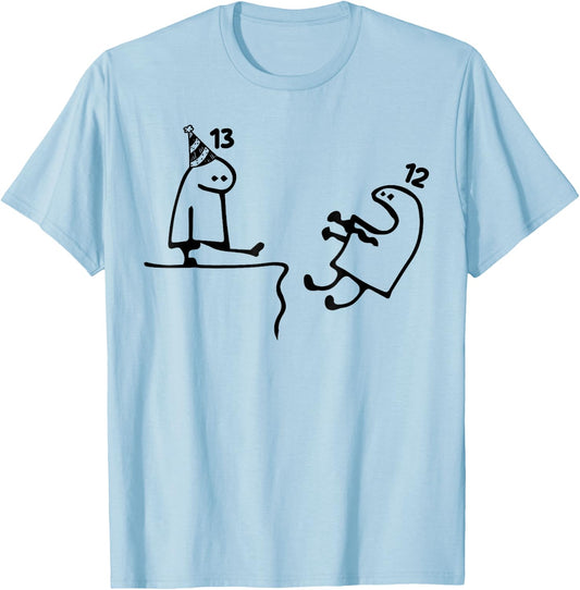 13th Birthday Party Funny 13 Years Old Birthday Teens T-Shirt - T-Shirt | Light Blue