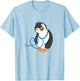 Cute Penguin Pediatrics Medical Nurse Doctor T-Shirt - T-Shirt | Light Blue