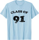 Vintage Class of 91 T-Shirt - T-Shirt | Light Blue