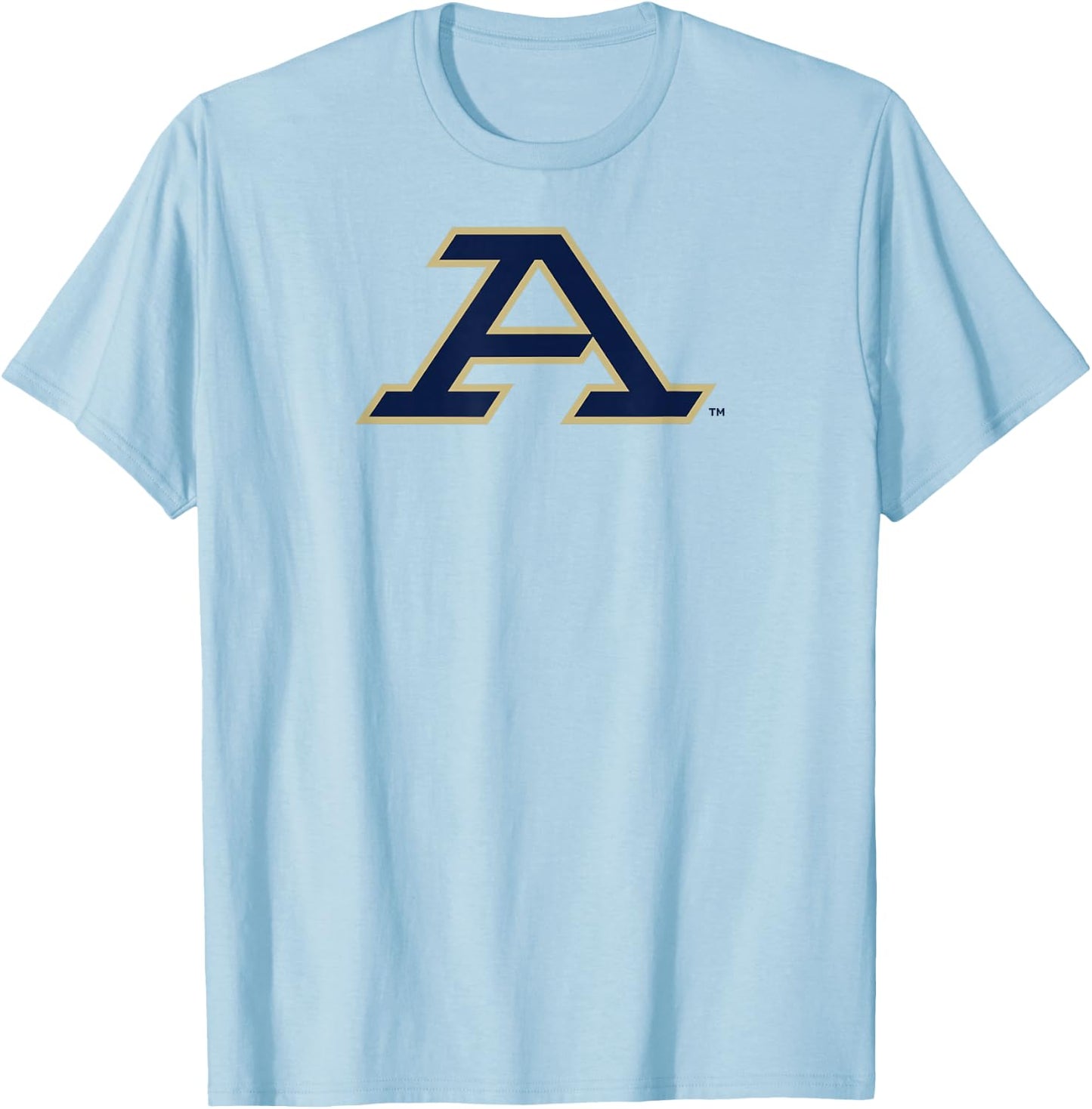 Akron Zips Icon Gray Officially Licensed T-Shirt - T-Shirt | Light Blue