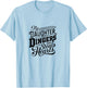 Softball Dad Daughter Hits Dingers Steals Hearts Cool Retro T-Shirt - T-Shirt | Light Blue