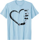 Cute Love Mower Heart Shirt for Mower Mom Mower Player Gift T-Shirt - T-Shirt | Light Blue