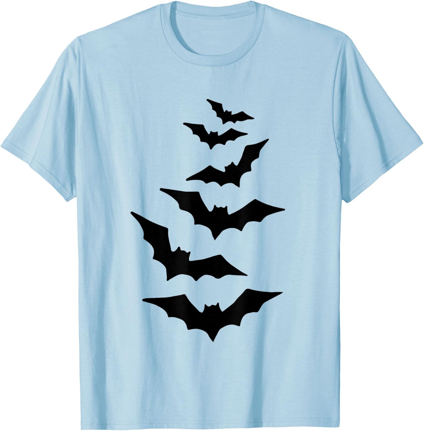 Halloween Bats Costume Funny Halloween Bat T-Shirt - T-Shirt | Light Blue