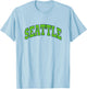 SEATTLE - Throwback Design - Classic T-Shirt - T-Shirt | Light Blue
