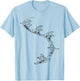 Telemark Skier Movement T-Shirt - T-Shirt | Light Blue