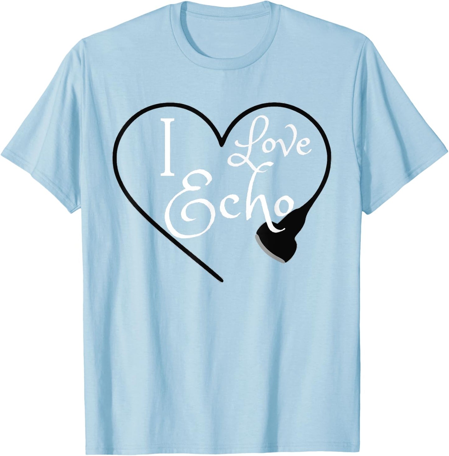 Echo Tech Echocardiographer RDCS Cardiac Sonographer T Shirt T-Shirt - T-Shirt | Light Blue