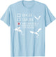 Waiting For a Blonde with 3 Dragons Funny T Shirt Gift T-Shirt - T-Shirt | Light Blue