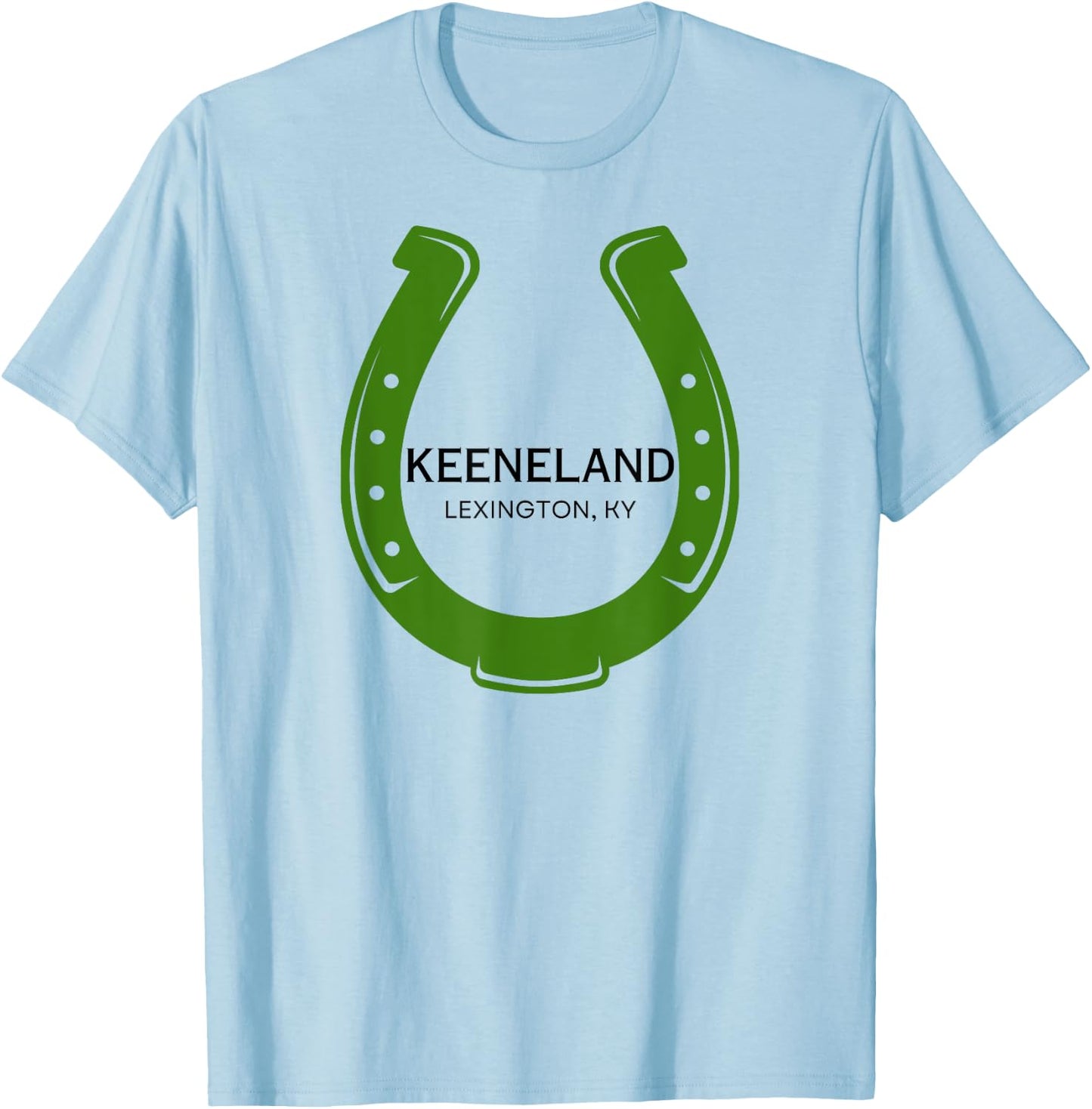 Keeneland Racing Horse Race Racetrack Horse Racing Course KY T-Shirt - T-Shirt | Light Blue