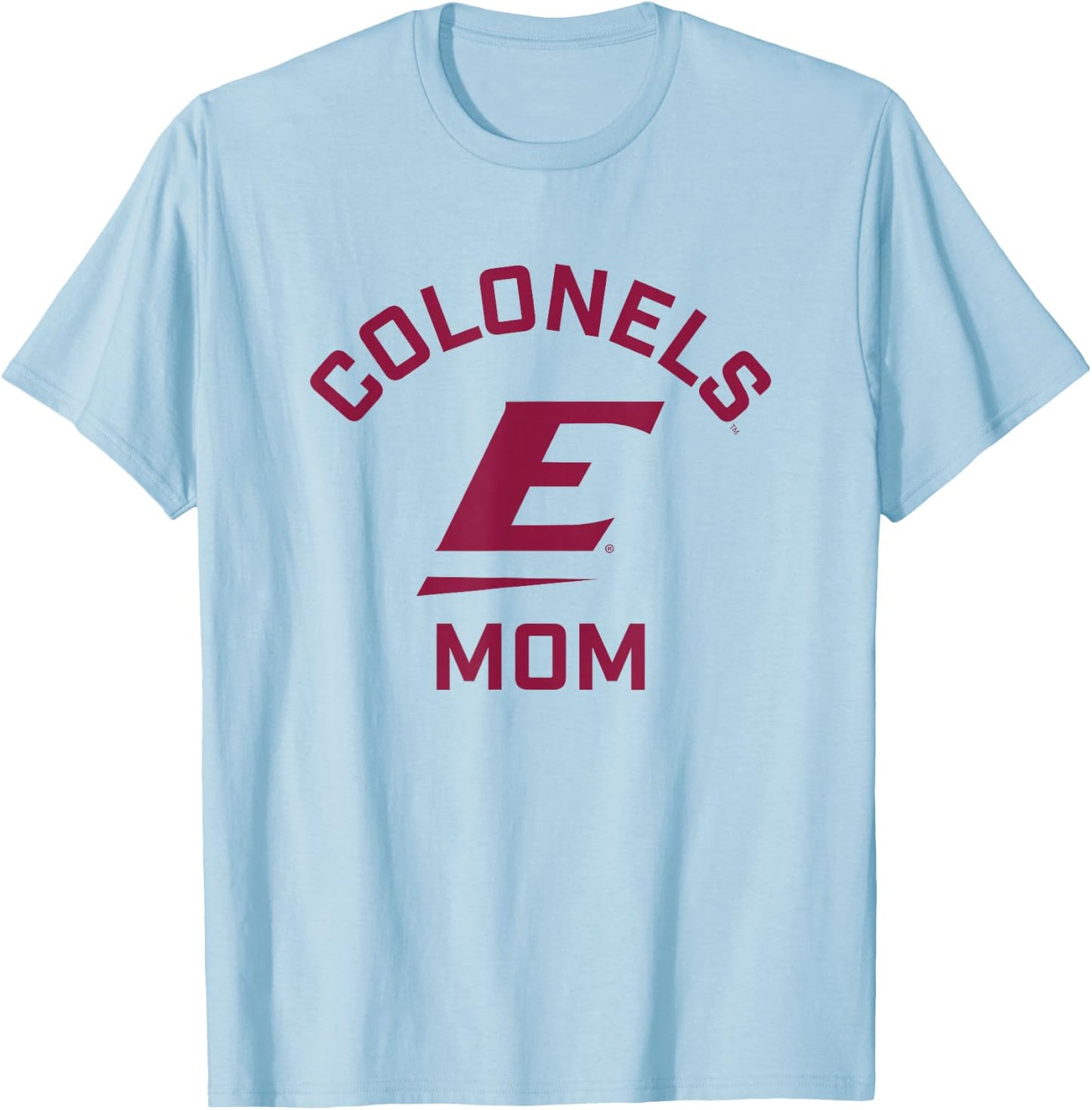 Eastern Kentucky University EKU Colonels Arched Mom T-Shirt - T-Shirt | Light Blue