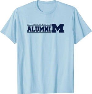 University of Michigan Wolverines U of M Alumni T-Shirt - T-Shirt | Light Blue