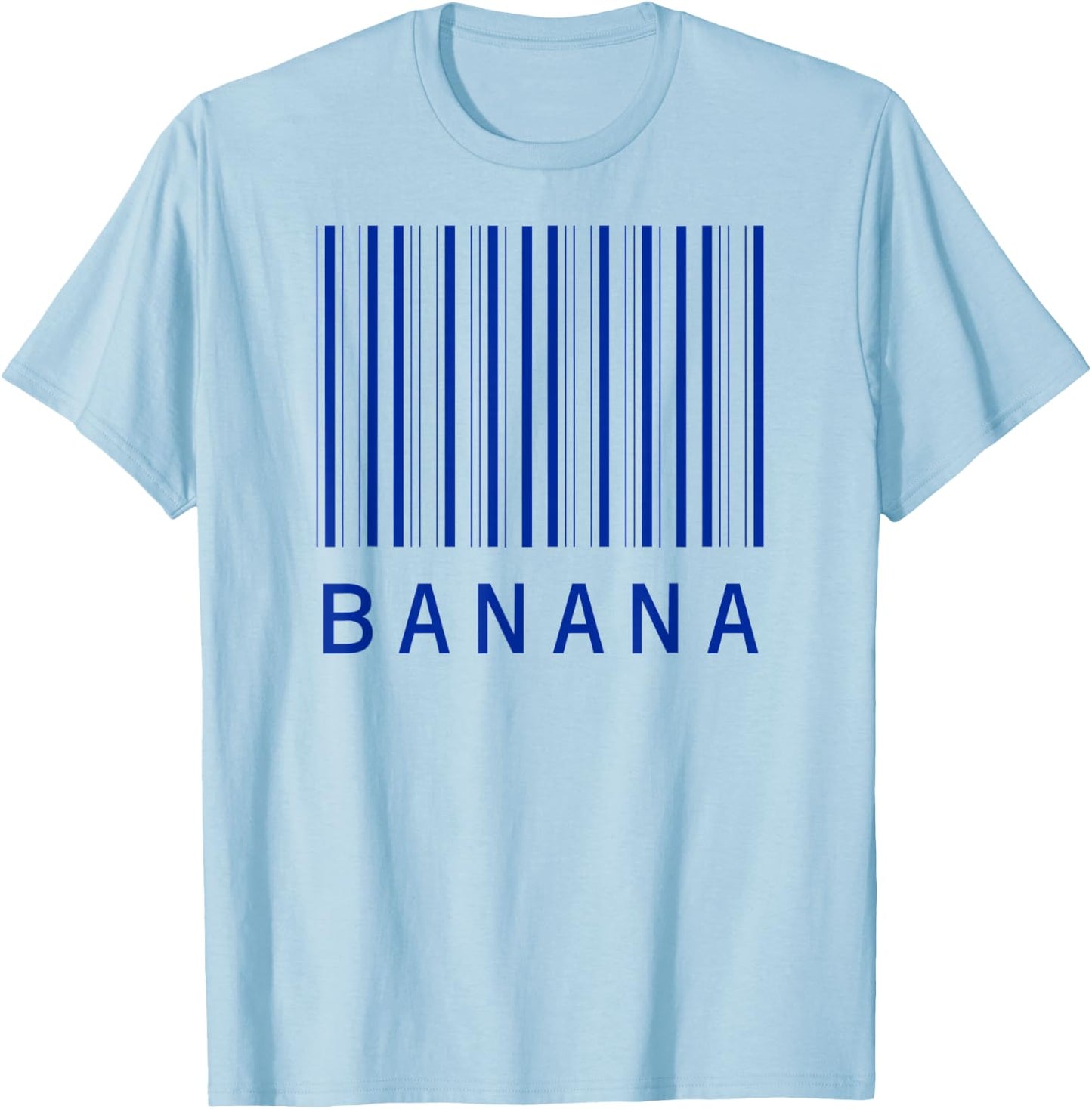 Pretend I'm A Banana Lazy Halloween T-Shirt - T-Shirt | Light Blue
