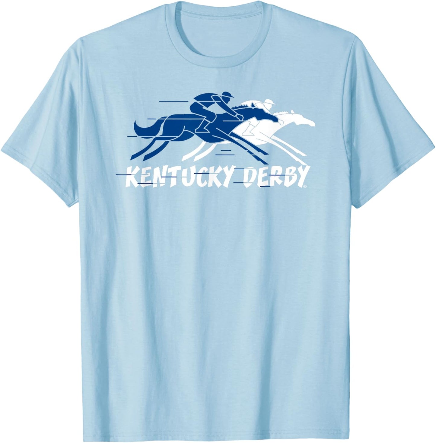 Kentucky Derby Horse Race Officially Licensed T-Shirt - T-Shirt | Light Blue