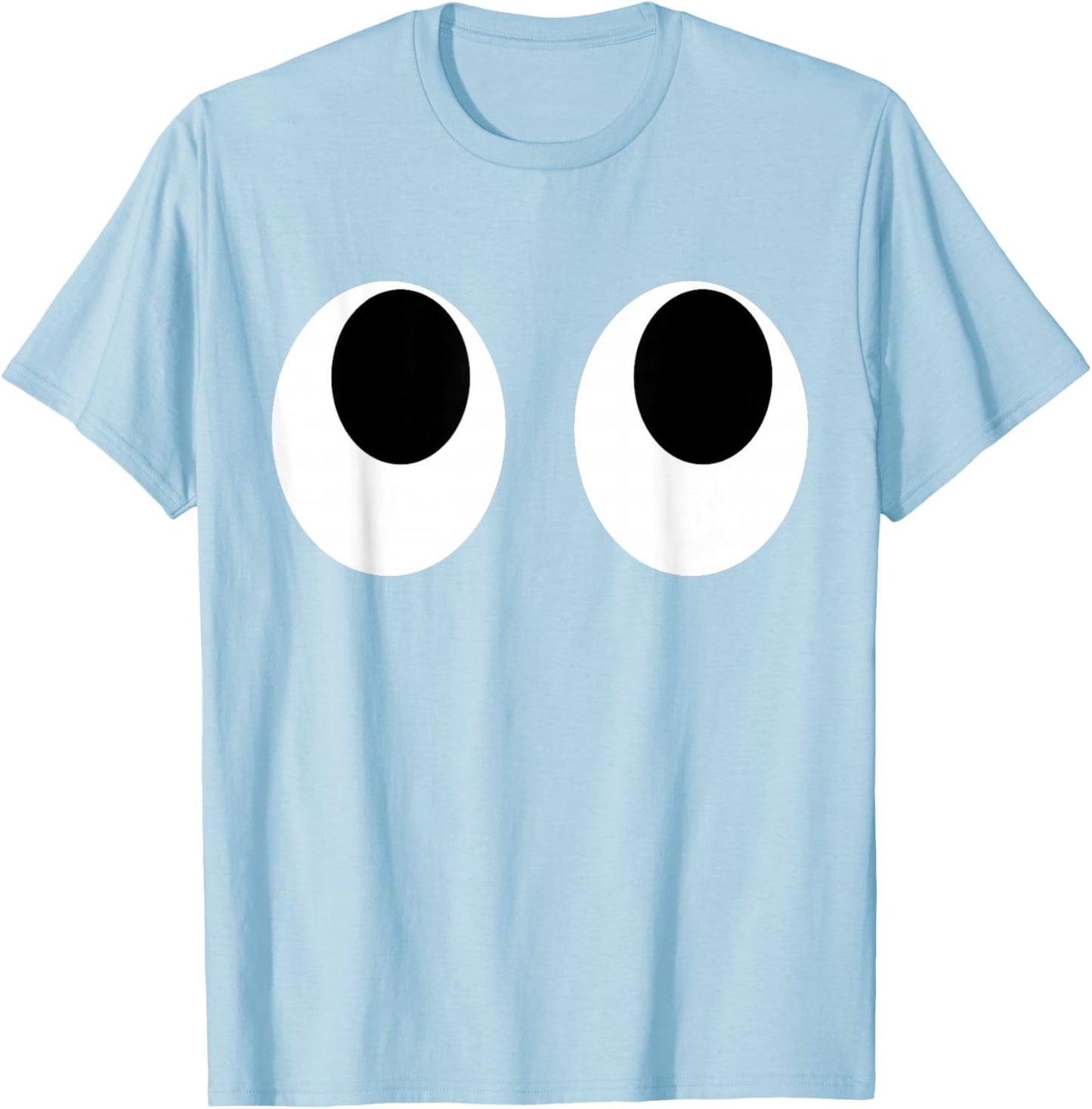 DIY Arcade Game Ghost Eyes Halloween Group Costume T-Shirt - T-Shirt | Light Blue