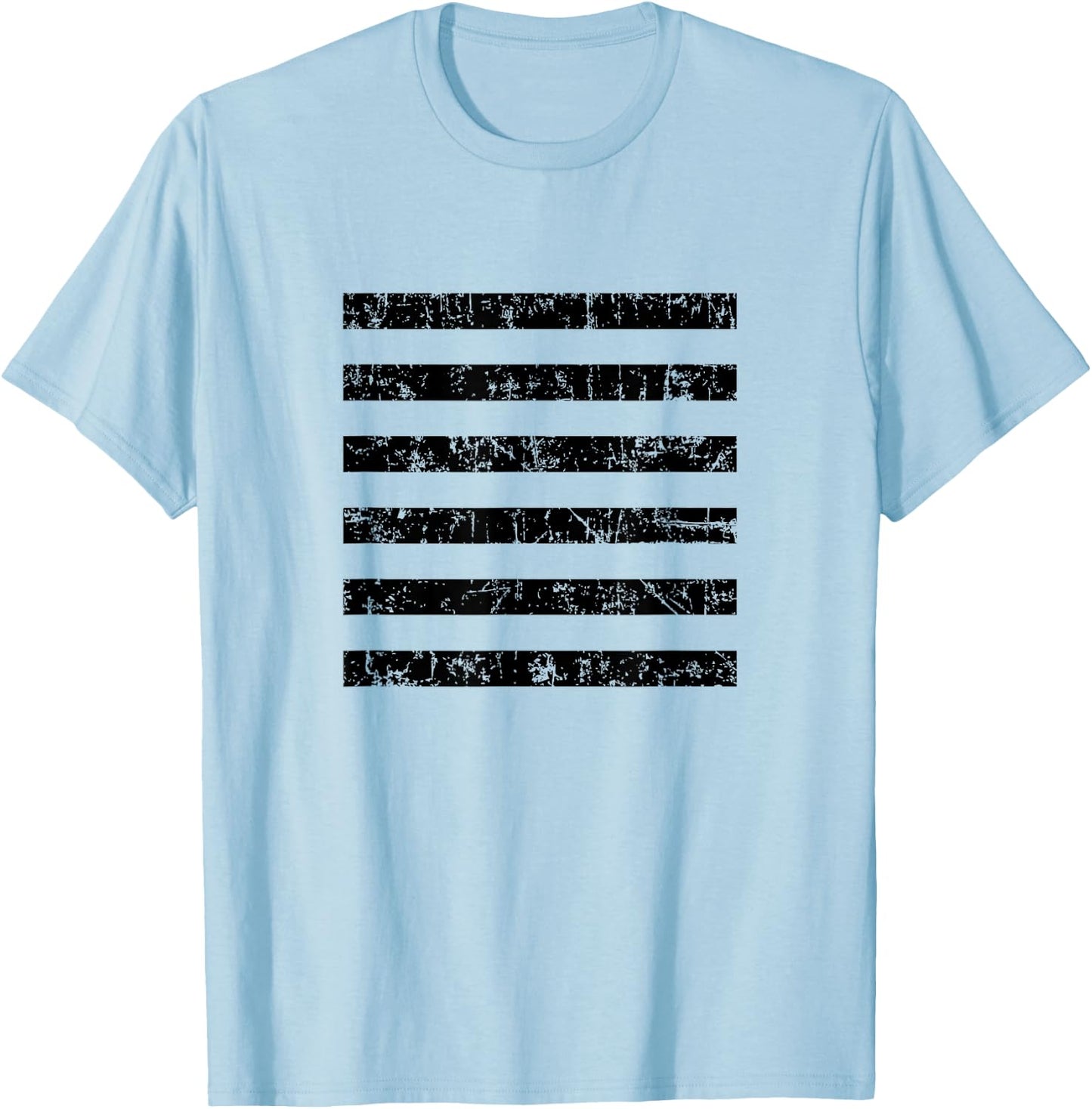Hexagram 1 "The Creative" (Vintage Black) I Ching T-Shirt - T-Shirt | Light Blue