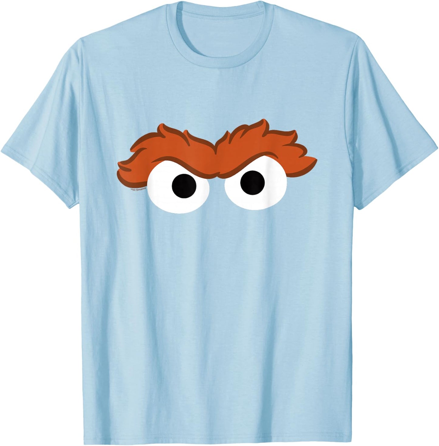 Sesame Street Oscar The Grouch Eyes Halloween Costume T-Shirt - T-Shirt | Light Blue