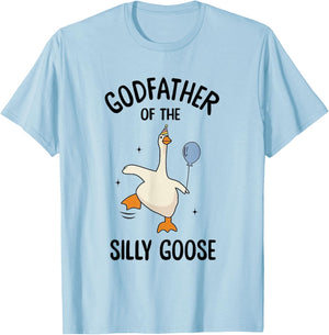 Godfather Of The Silly Goose First Birthday Family Matching T-Shirt - T-Shirt | Light Blue
