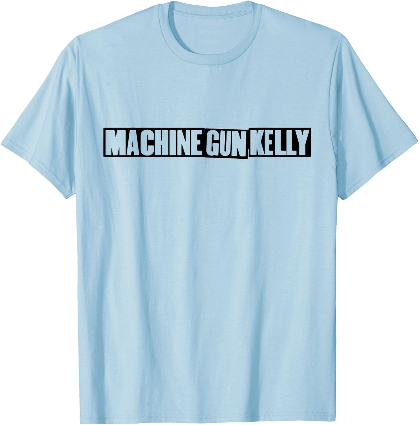 Official Machine Gun Kelly Logo T-Shirt - T-Shirt | Light Blue