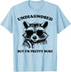 Undiagnosed But I'm Pretty Sure Funny Vintage Raccoon T-Shirt - T-Shirt | Light Blue