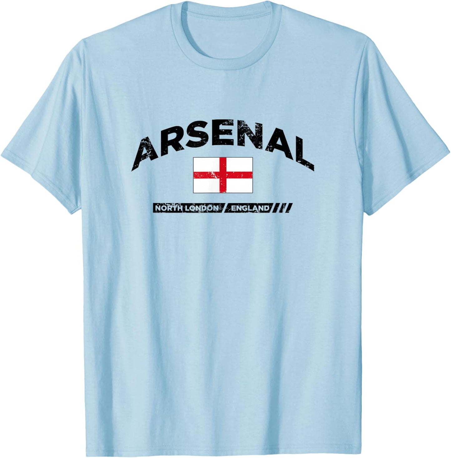 Arsenal Town of North London, England UK T-Shirt - T-Shirt | Light Blue